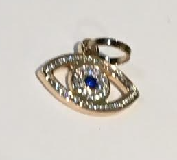 Gold Evil Eye Charm