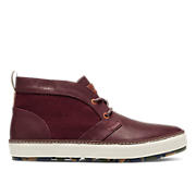 BEESON - leather w/wool insert - oxblood