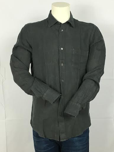 Hartford Long Sleeve Linen Button-Down Shirt